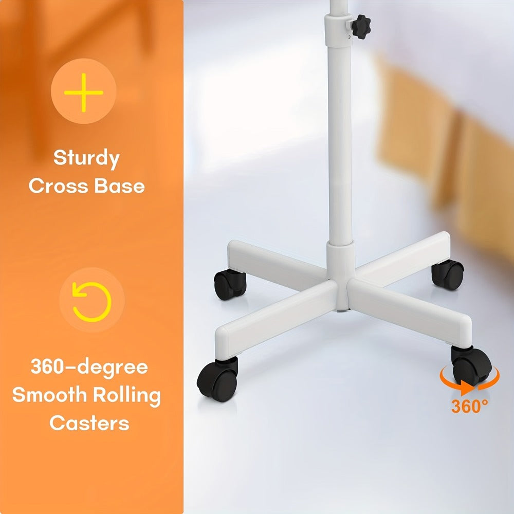 Rolling Facial Steamer with Black or White Head, Removable 250 ml Tank and Adjustable Stand Heights — image 11