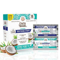 Hydrogen Peroxide Whitening Strips 16 Treatments – Non-Slip Dry Strip Technology, Coconut Extract, 12 Professional + 4 Expres