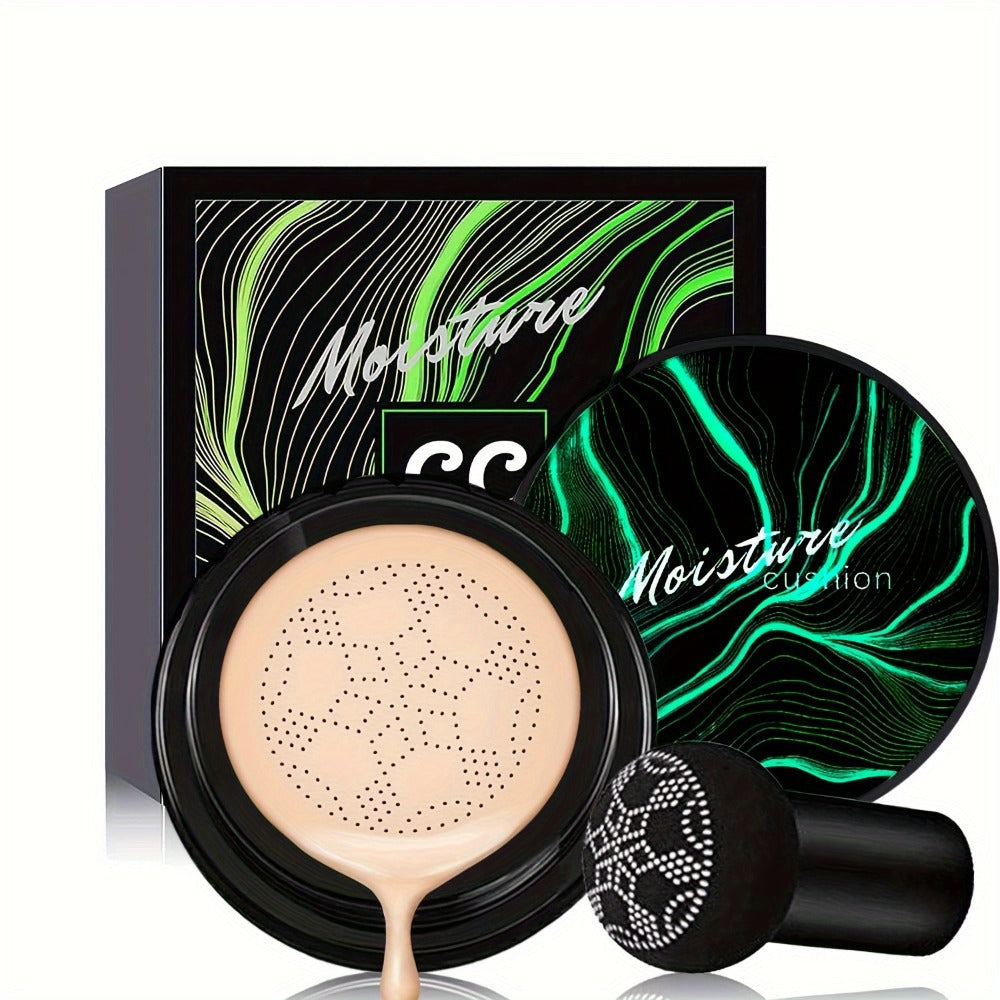 Two-Piece Moisture CC Air Cushion Foundation Set with Mushroom Puffs and Two Matched Shade Options — image 8
