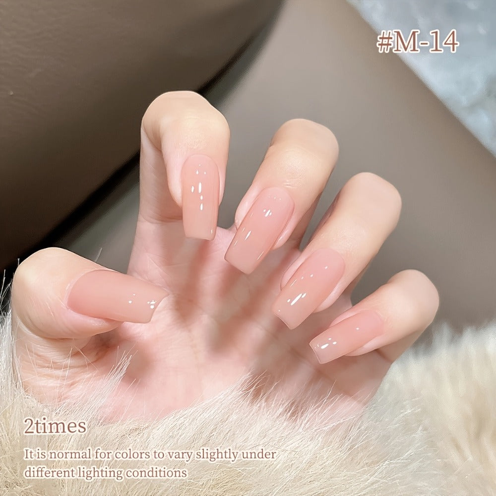 Gel Nail Polish 6-Piece 15ml Jelly Set with Glass Finish in Shades M14, M16, M17, M18, M19 and M20 — image 4