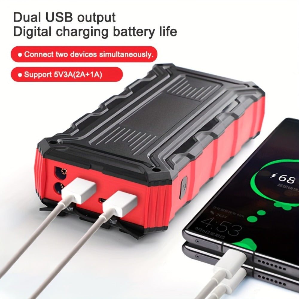 Red or Green Jump Starter with Digital Battery Display and Smart-Clip or Straight-Clip Cable Options — image 10