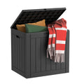 Molded-Panel Outdoor Storage Box with 36-, 45- or 51-Gallon Labels across Four Capacity-and-Color Models — image 1