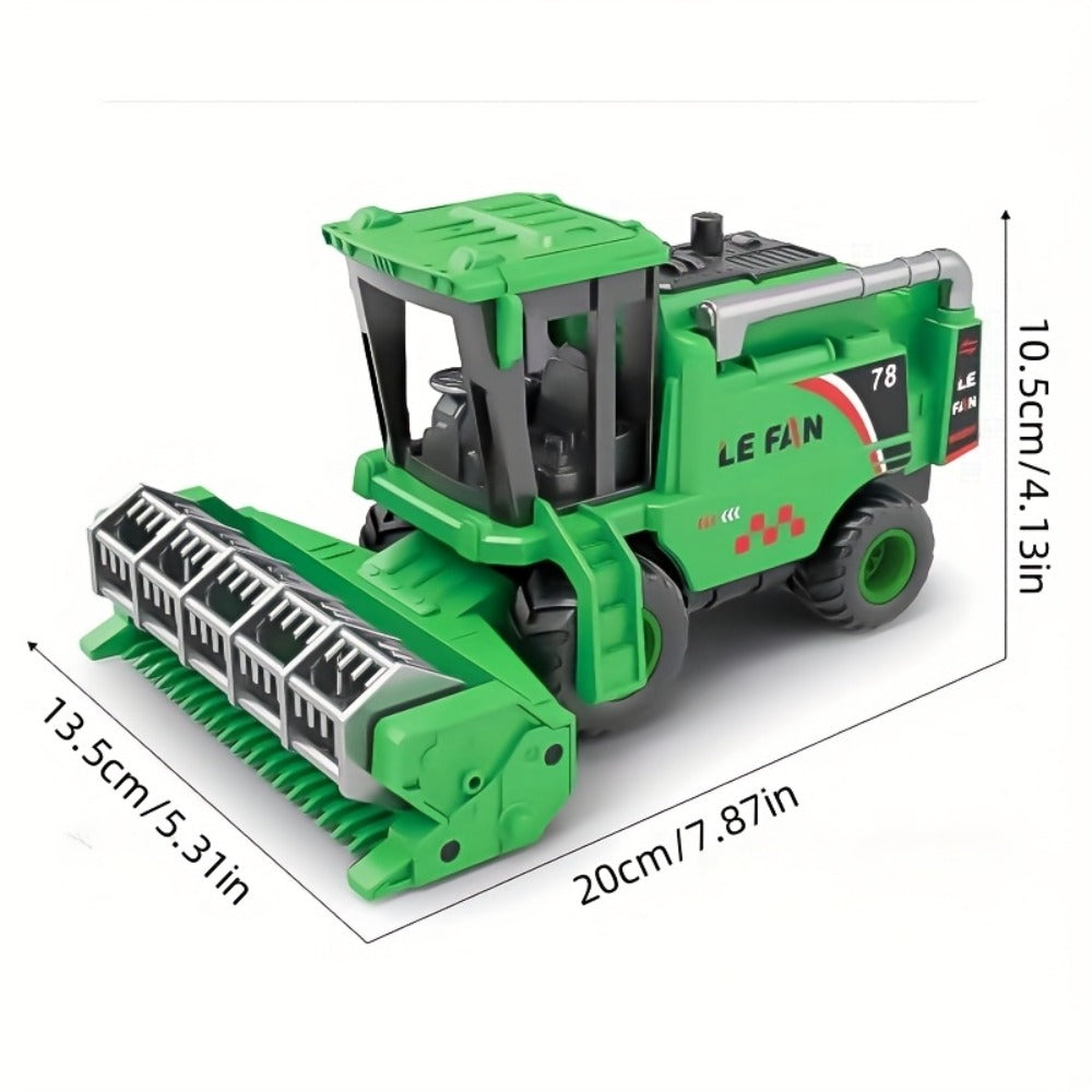 Wheat Harvester Toy Car Inertia Friction Powered Agricultural Vehicle Simulation Model for Kids Boys Girls Ages 3+ — image 3