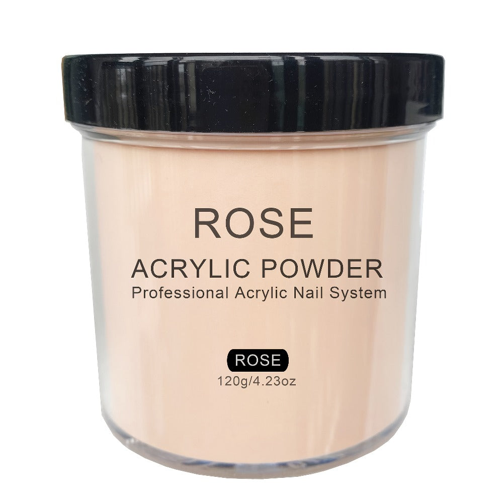 120g Acrylic Nail Powder Jar in Rose, Almond, Peach or Natural Pink for Use with Compatible Acrylic Liquid — image 3
