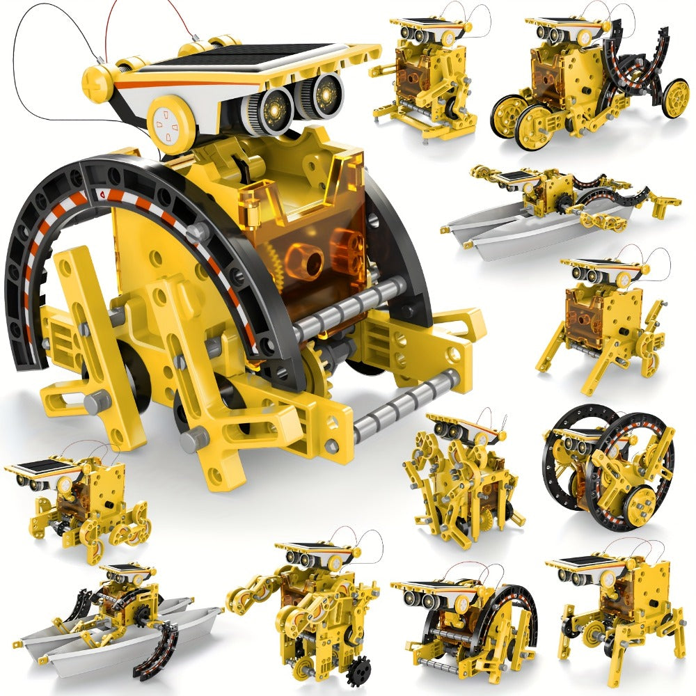 12-in-1 Solar Robot Kit for Kids Ages 8-13, Build Your Own Solar Powered Robot, STEM Engineering Building Toy — image 8
