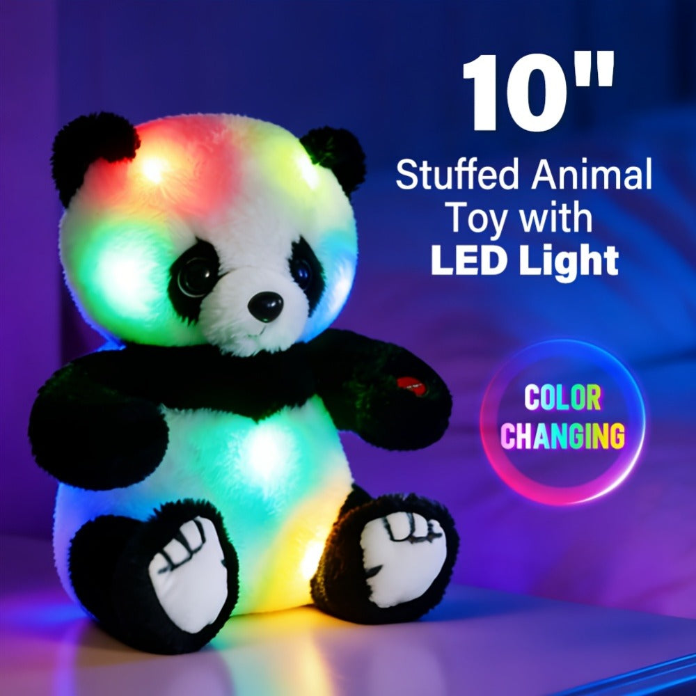 Plush Toy Light-Up Panda in 7-Inch or 10-Inch Sizes with Colorful LED Glow Points for Display — image 2