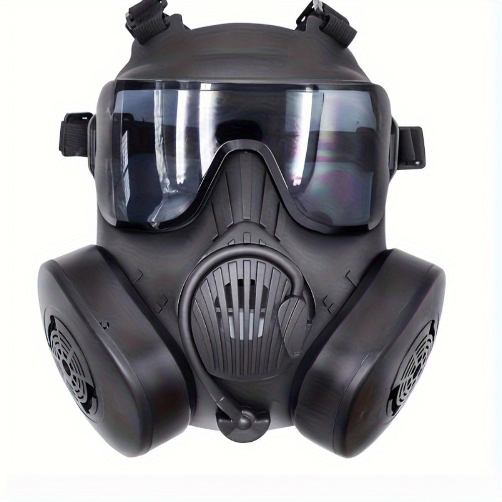 Tactical CS Costume Prop Mask Plastic Airsoft Style – Military Face Mask for Men Halloween Cosplay Role Play CS Simulation Ou