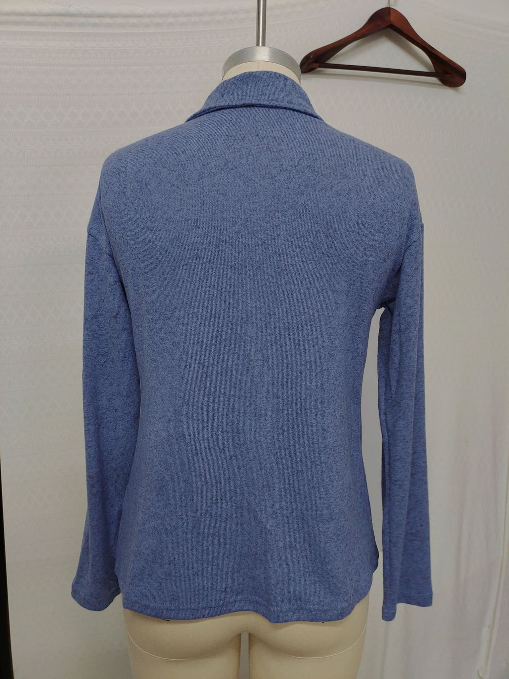Fabric Lapel Zipper Casual Long Sleeve Women