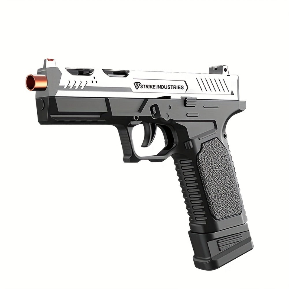 G17 Bullet Toy Gun for Boys, Rapid Fire Foam Dart Blaster Pistol, Realistic Textured Grip, Outdoor Shooting Game Toy — image 