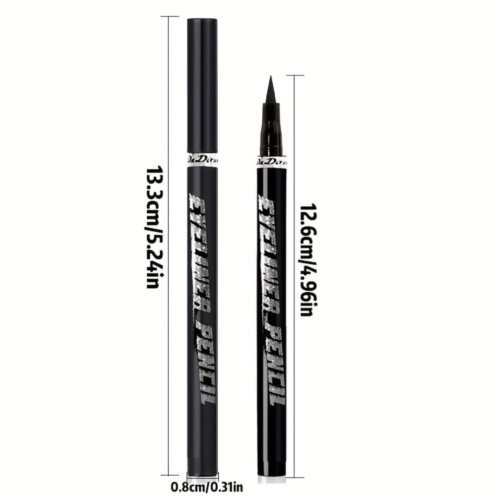 Colored Eyeliner Pencil Set with Six Shades in Blue, Purple, Green, Pink, Black and Gold-Tone Looks — image 6