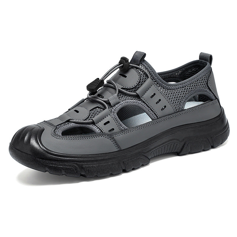Summer Beach Hole Wading Rotating Button Sandals Men's Casual Shoes