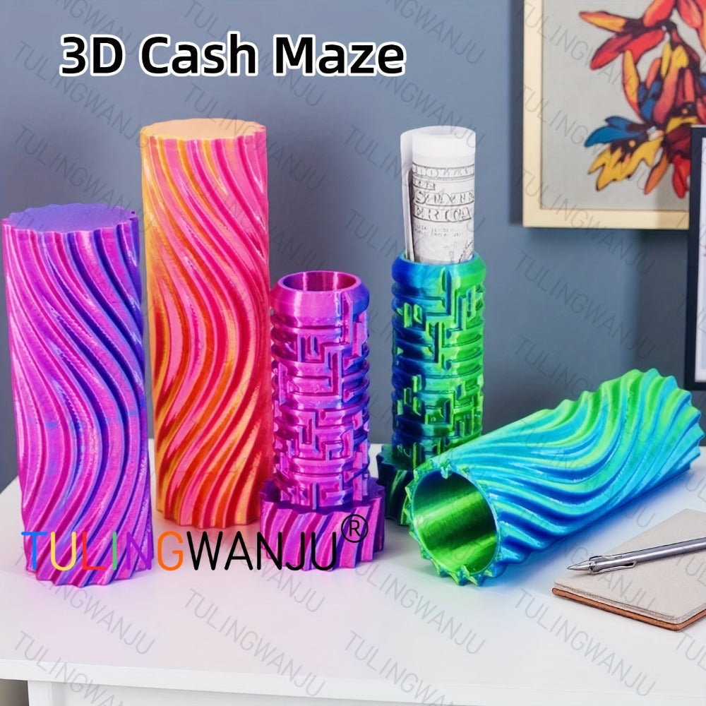 3D Cash Maze Gift Box Set of 6 – Puzzle Money Gift Box, 3D Printed Festive Present Container for Cash & Gift Cards — image 12