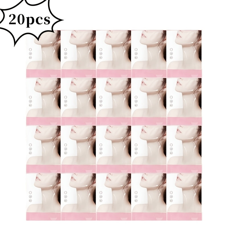 Niacinamide Collagen Neck Mask 20/30pcs - Deep Neck Care Beauty Mask for Women All Skin Types, Daily Neck Treatment Lifting G