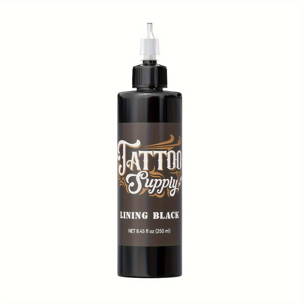 Tattoo Ink Neebol Lining and Shading Black Bottle Options in 100ml or 250ml with Four with Item-Specific Color, Capacity and 