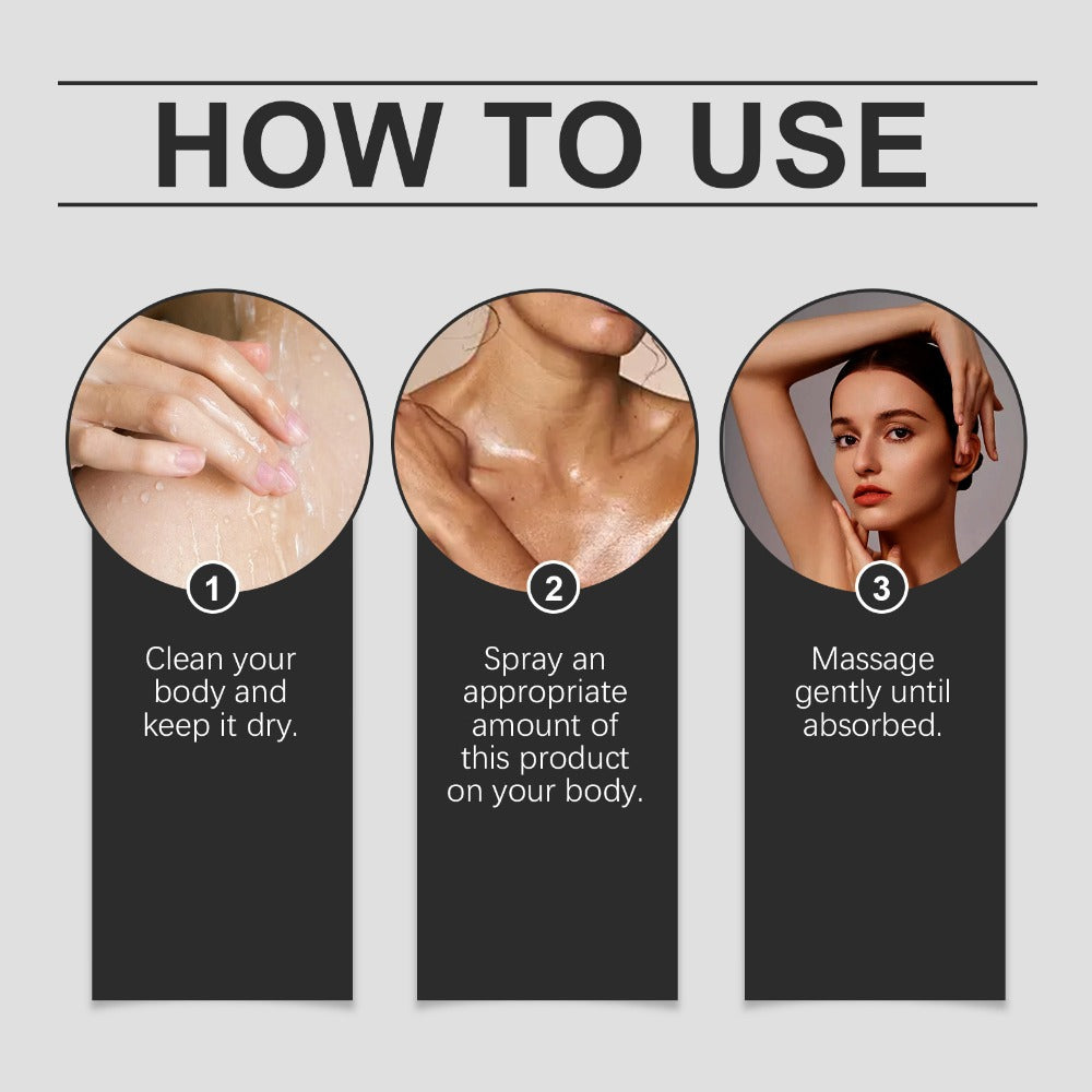 Black Pump Self-Tanning Spray 100ml with Coconut Oil and Avocado Extract Labeling for Body Application — image 9