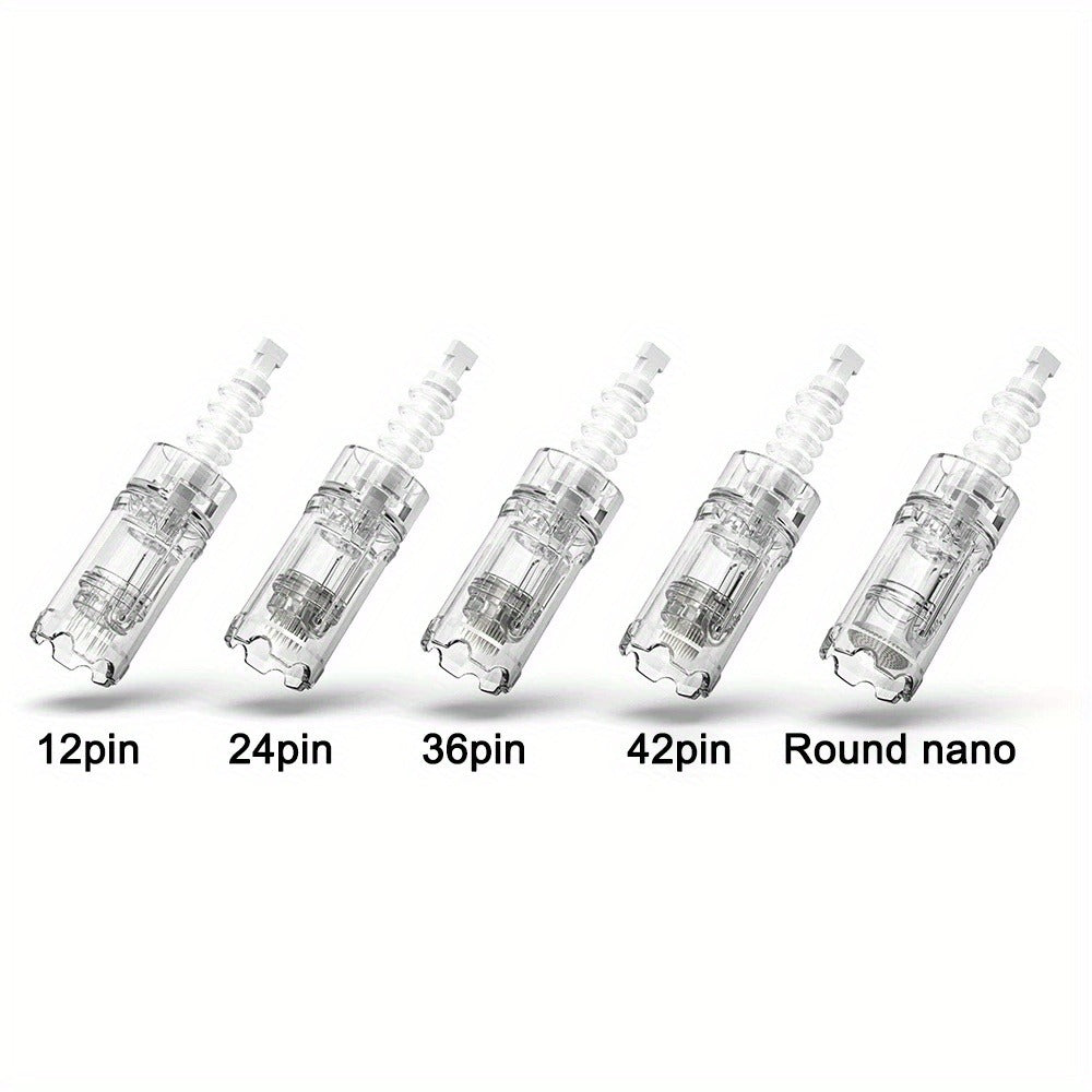 Microneedling Pen Cartridges 10-Pack 36-Pin 0.25mm Replacement Needle Tips for Dr Pen A10 for Bath Time, Home Spa and Persona