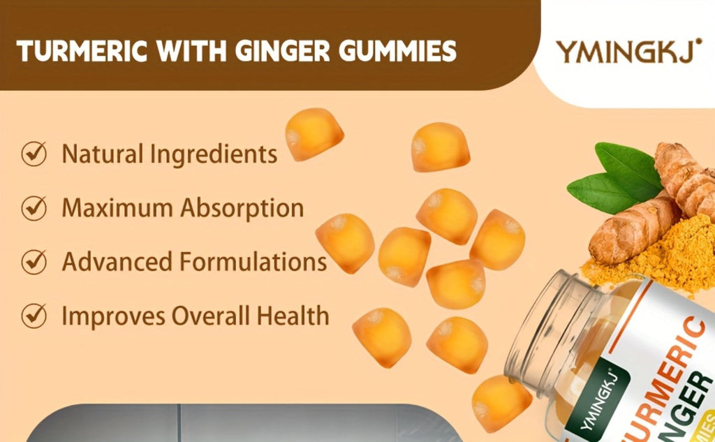 Turmeric Gummies with Black Pepper & Mint, 2000% Higher Absorption Curcumin, Anti-Inflammatory Joint — image 9