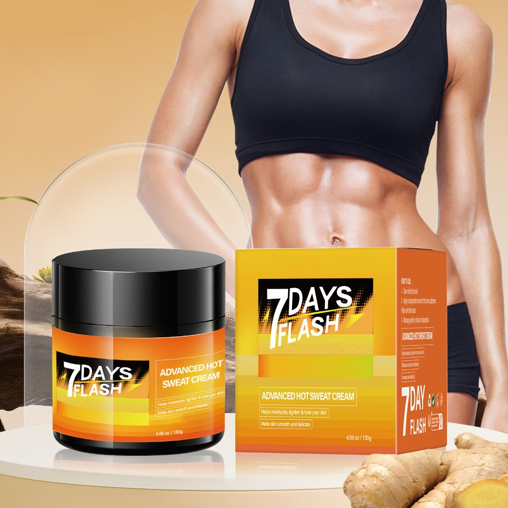 Body Cream 7DAYS FLASH 202g Jar with Glycerin, Hyaluronic Acid, Ginger Oil and Garcinia Cambogia Extract — image 12