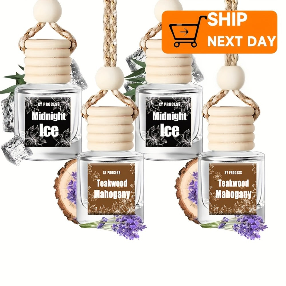 Car Air Freshener X&Y Four-Bottle Hanging Diffuser Gift Set with Eight available Style and Collection Options — image 13