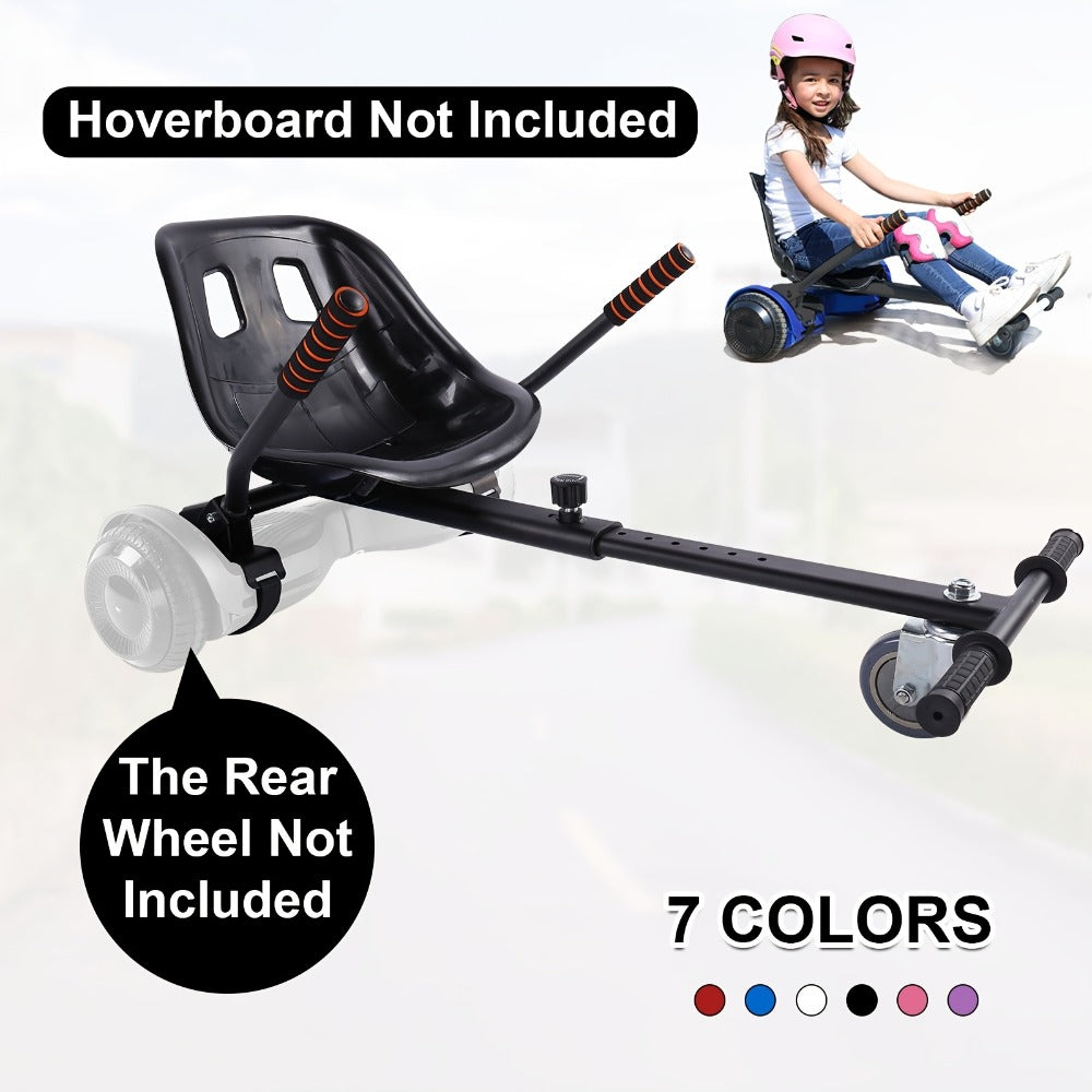 Hoverboard Go Kart Seat Attachment Buggy Conversion Kit 6.5-10 Inch with the Listed Color, Size or Set Options for Everyday U