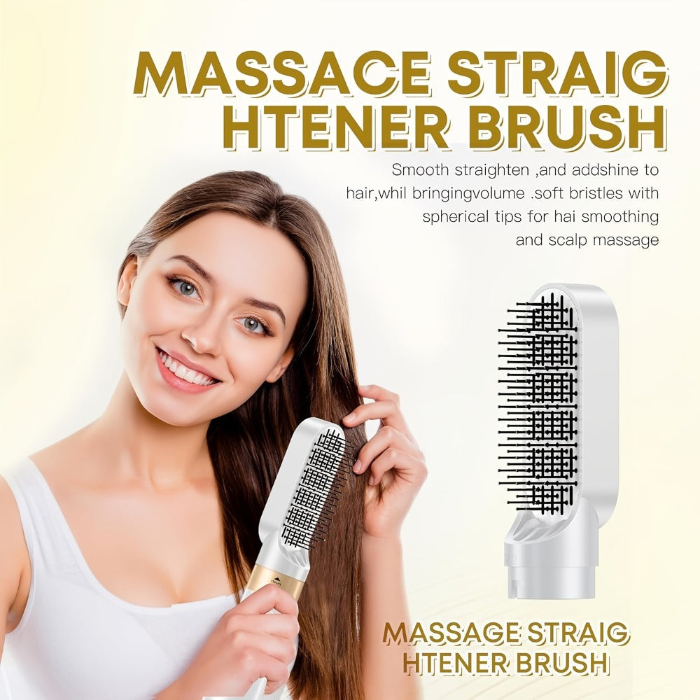 Air Wrap Hair Dryer Brush Set 5-in-1 Ionic Styler, Blow Dryer, Straightening Brush & Dual Air Curler (Clockwise & Countercloc