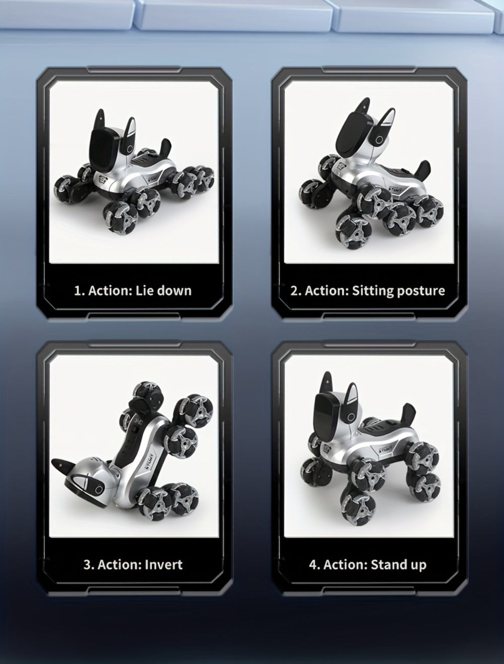 Robot Dog Toy for Kids, RC Smart Interactive Electronic Pet with Remote Control, Music & Action Show — image 15