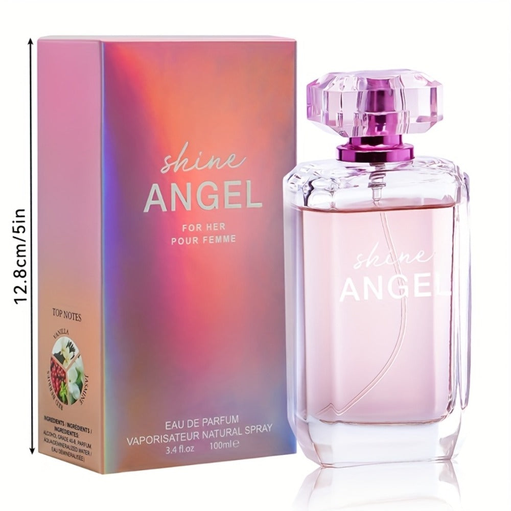 Floral Gourmand Perfume for Women Eau de Parfum 3.4oz Vanilla Jasmine Red Berries EDP Spray for Bath Time, Home Spa and Perso