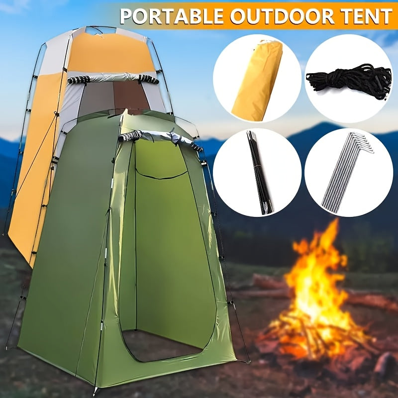 Camping Tent Accessory Pop-Up Privacy Shelter, 47.2 x 47.2 x 70.9 Inches with Stakes and Bag — image 1