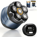 Electric Shaver 6D Dual-Ring Floating Blade with IPX7, Type-C Charging, LED Display and Nose Trimmer — image 11