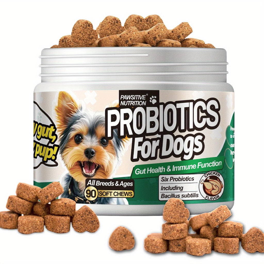 Dog Probiotic Soft Chews, Chicken Flavor, 90-Count Bottle with One- or Three-Bottle Checkout Options — image 11