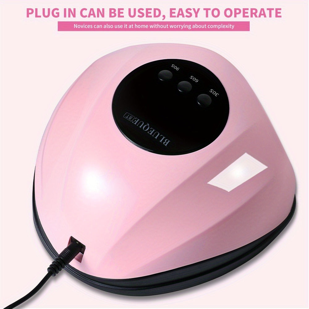 8T UV LED Nail Lamp with 24 Light Beads, Infrared Hand Sensor, 30/60/90s Timers and Two USB Styles — image 9