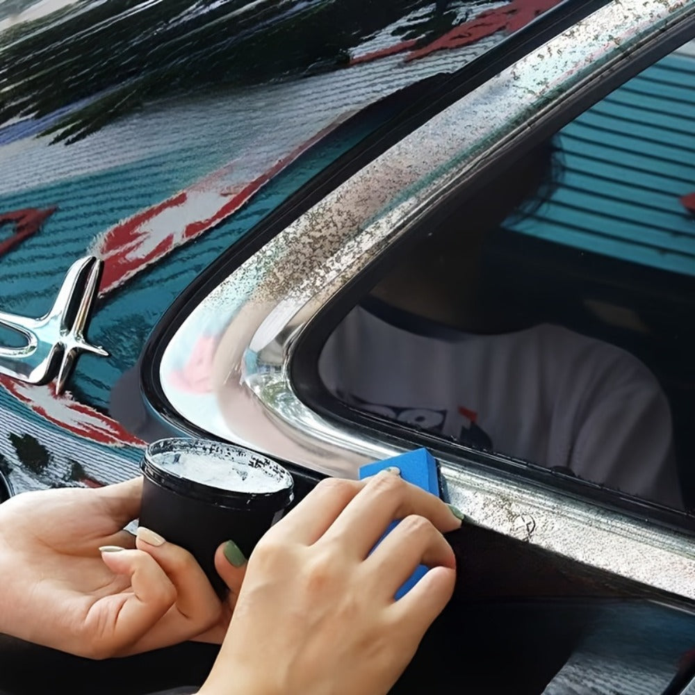 Chrome Trim Repair & Polishing Paste – Car Chrome Restorer for Door Handles, Emblems & Bright Strip Refurbishment — image 1
