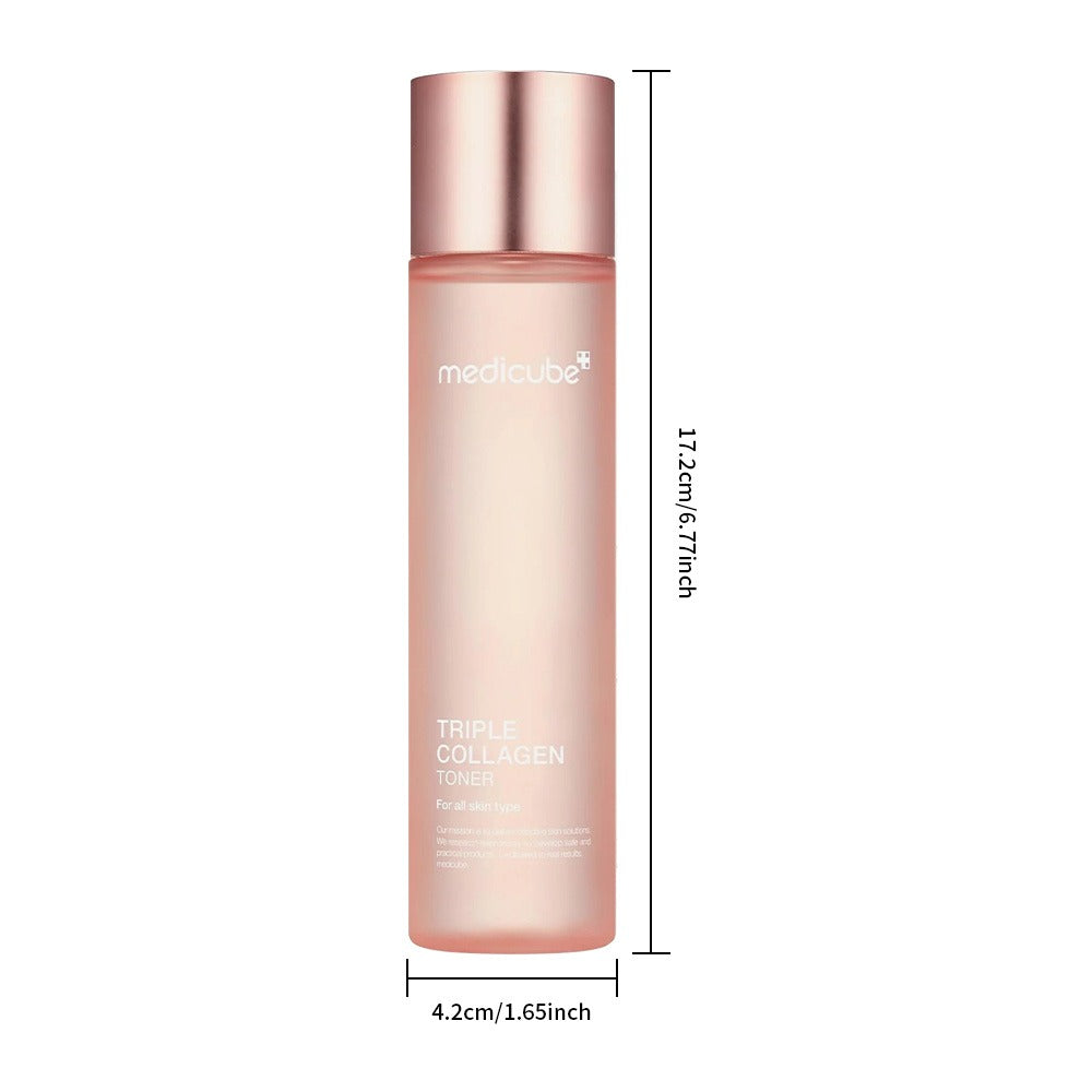Collagen Face Toner 140ml Triple Collagen Deep Hydration Plumping Toner with Hyaluronic Acid for Bath Time, Home Spa and Pers