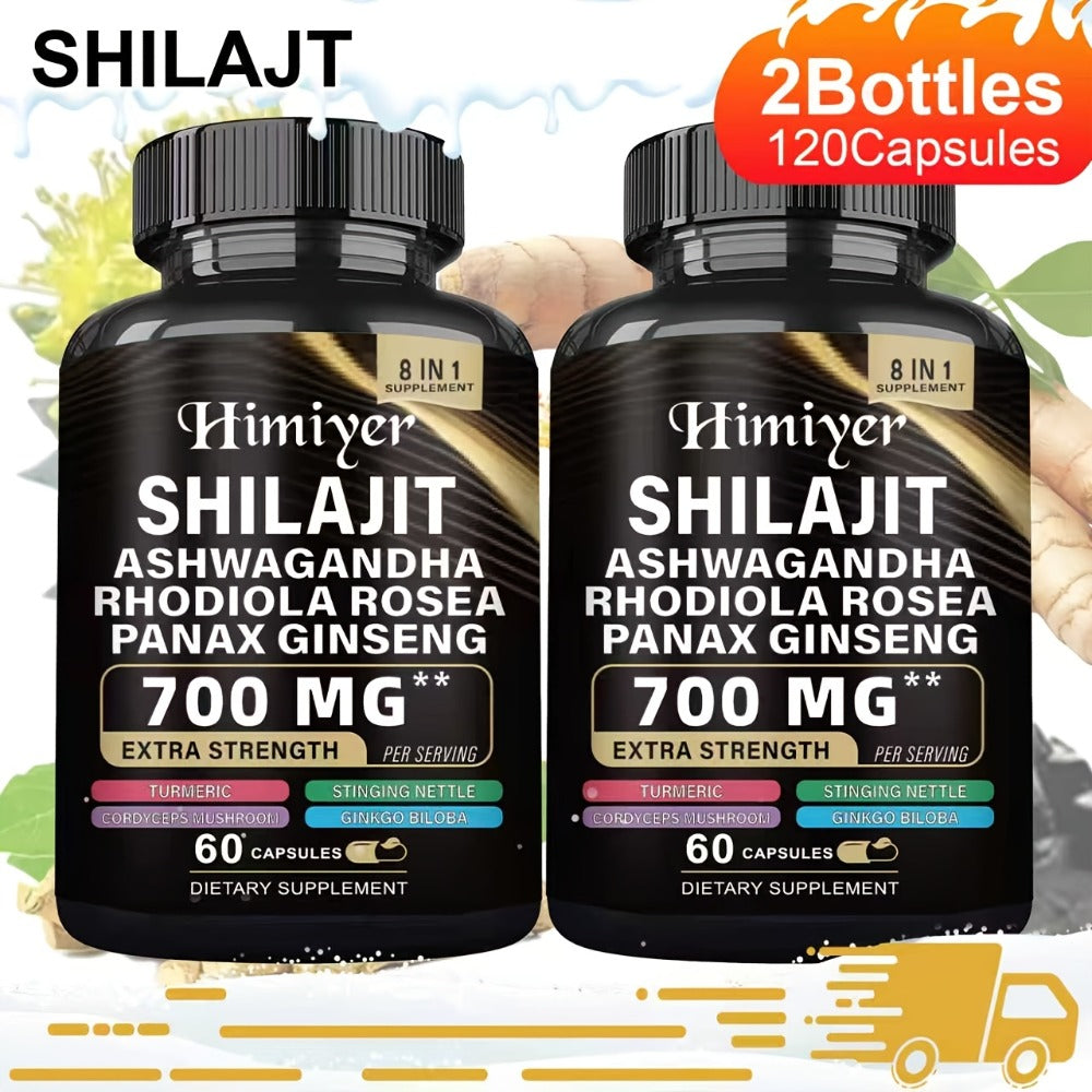 Sea Moss and Shilajit Capsule Supplements in 60-Count Bottles with One- to Six-Bottle Options — image 14