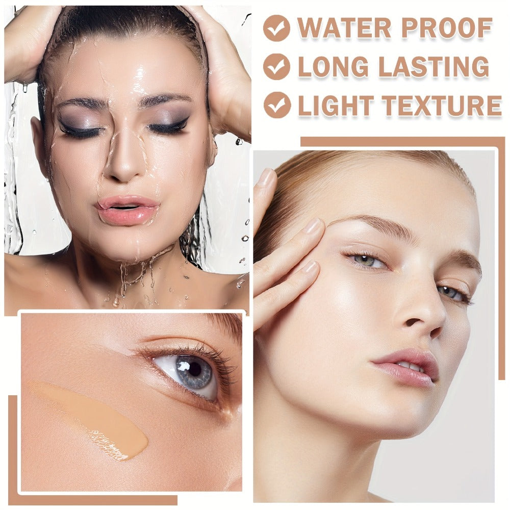 Three-Piece Spray Foundation, Face Primer and Brush Set with 70ml/40ml Bottles in Three Shades — image 8