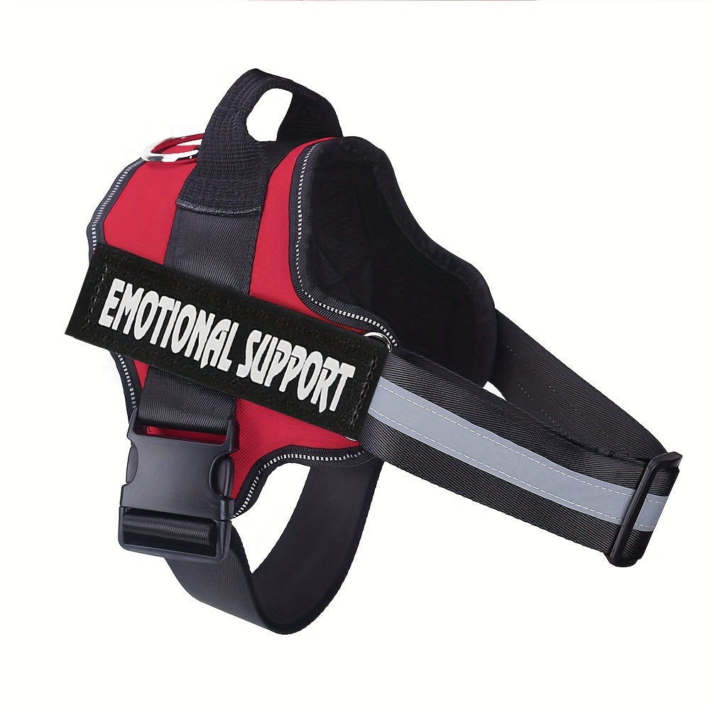Emotional-Support Patch Dog Harness with Top Handle in Eleven Colors and XS-to-XXL Sizes Pictured — image 23