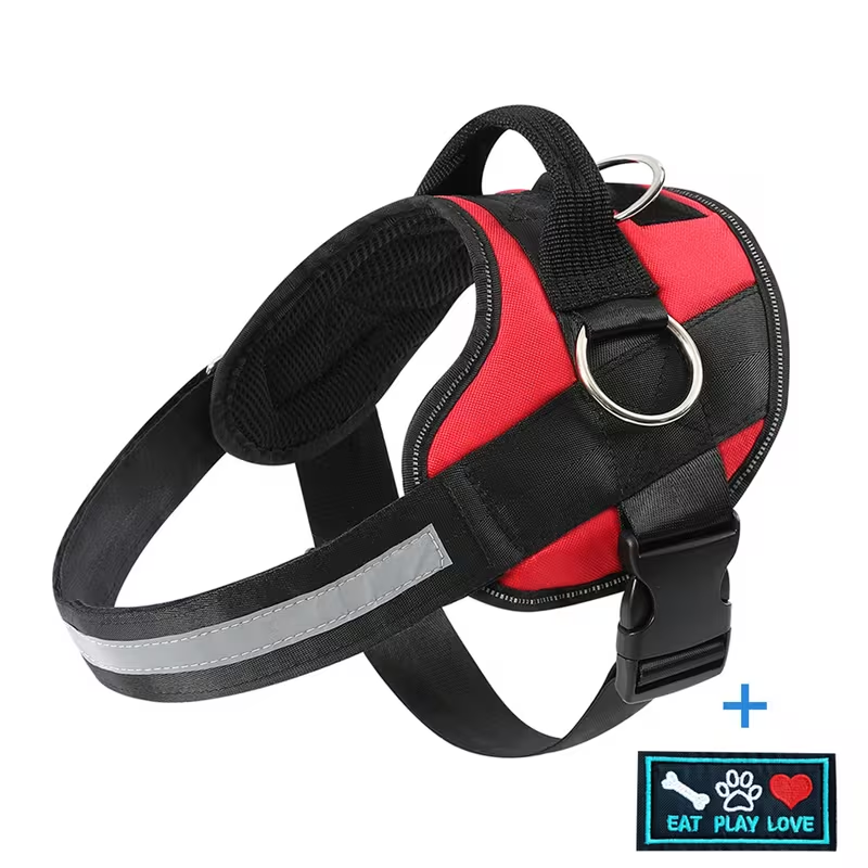 Reflective-Trim Dog Harness in Seven Colors and XS–XXL with Chest Band, Back Ring and Top Handle — image 17