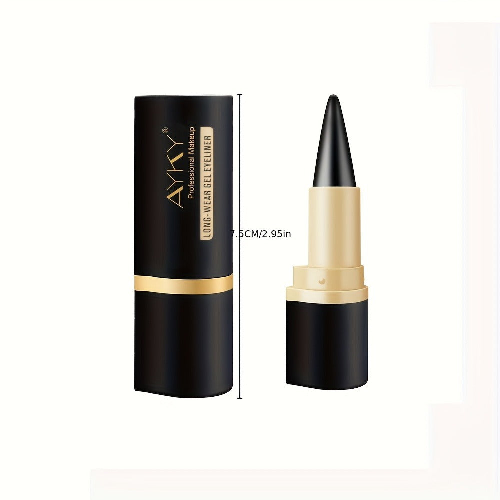 Waterproof Eyeliner Pencil 5 Pack Matte Black Smudge-Proof Cream Formula, for Makeup, Travel and Everyday Vanity Use — image 