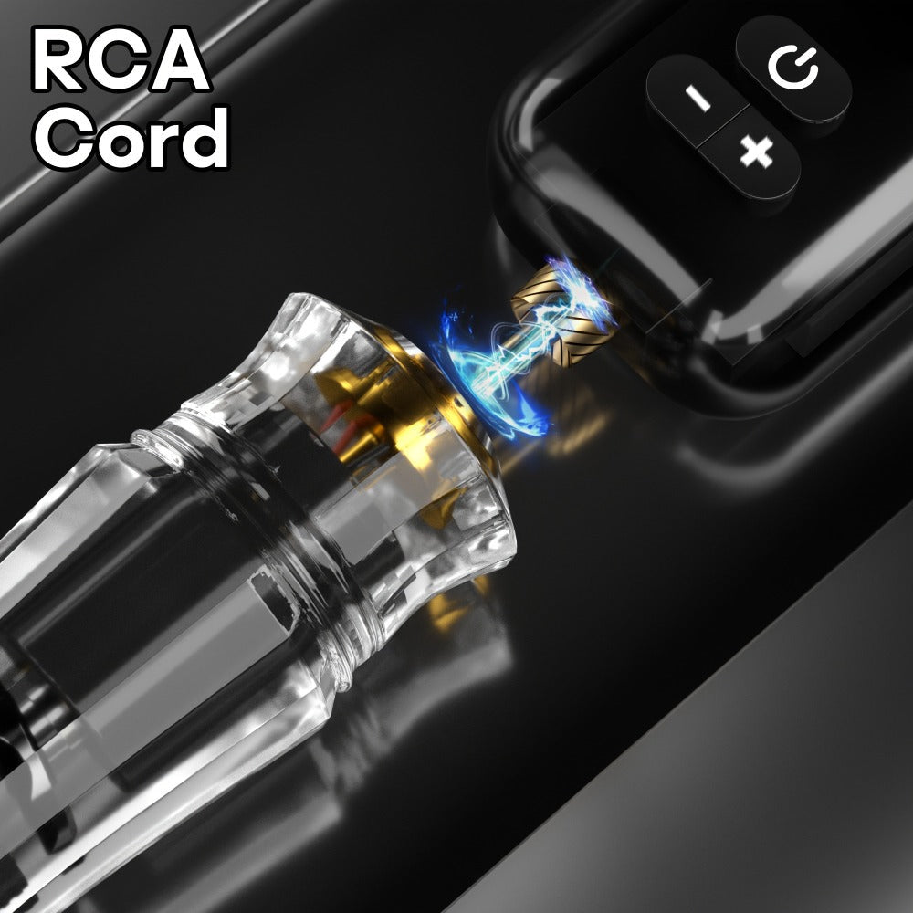 Tattoo Machine Kit POSEIDON PS090-161 Wireless Rotary Pen with 1400mAh Battery, Display, 10 Cartridges and 6 Inks — image 8
