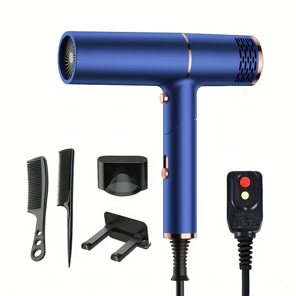 Foldable Hair Dryer with Storage Stand, Concentrator-Style Nozzle, Hot and Cold Air Labels and Four Colors — image 6