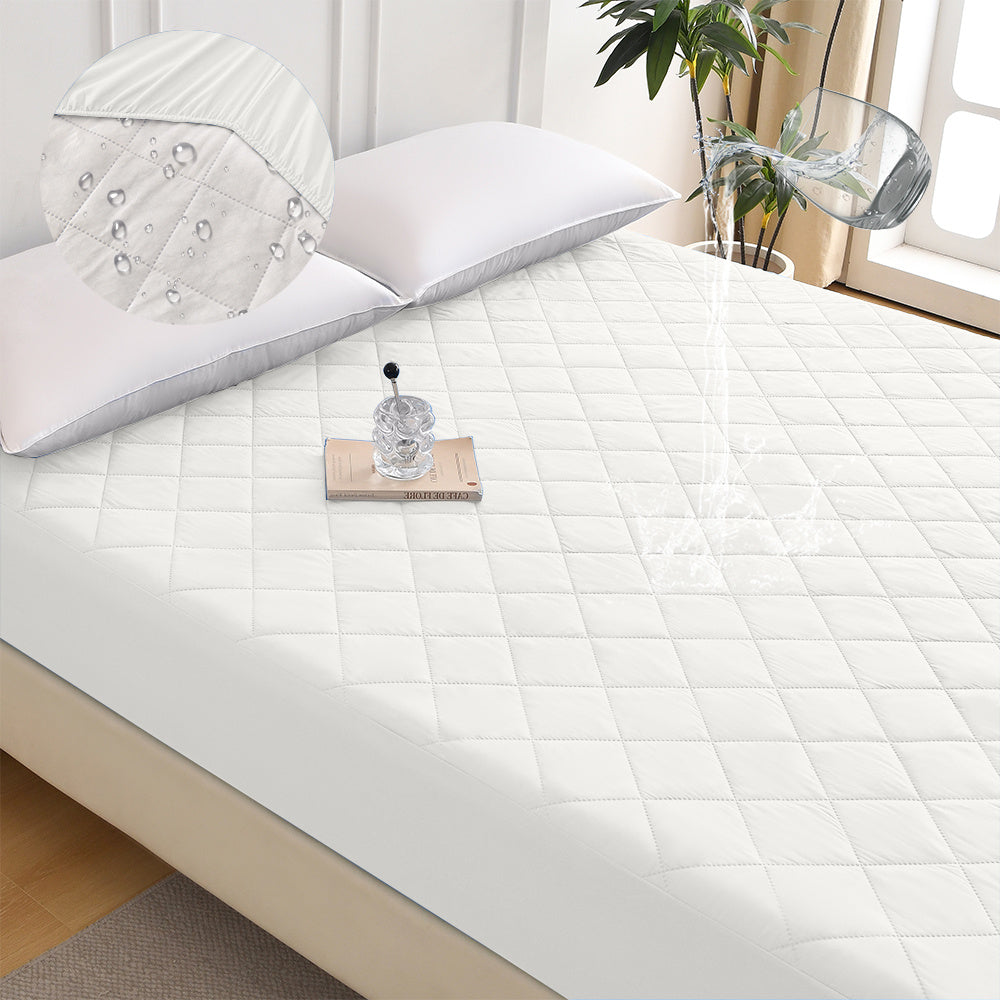Diamond Grid Waterproof Mattress Protector
