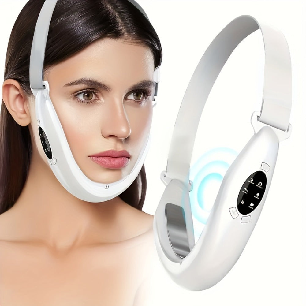 Face & Neck Massager Electric Vibration Lifting Tool - USB Rechargeable 400mAh Intelligent Beauty Device for Home or Salon Sp