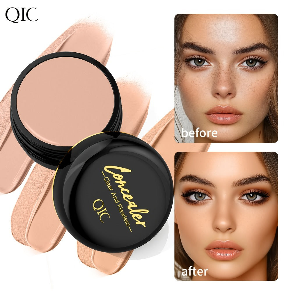 Concealer Cream Set 2pcs Full Coverage – Waterproof Matte Finish, Plant-Based Squalane, Buildable Coverage for Dark Spots — i