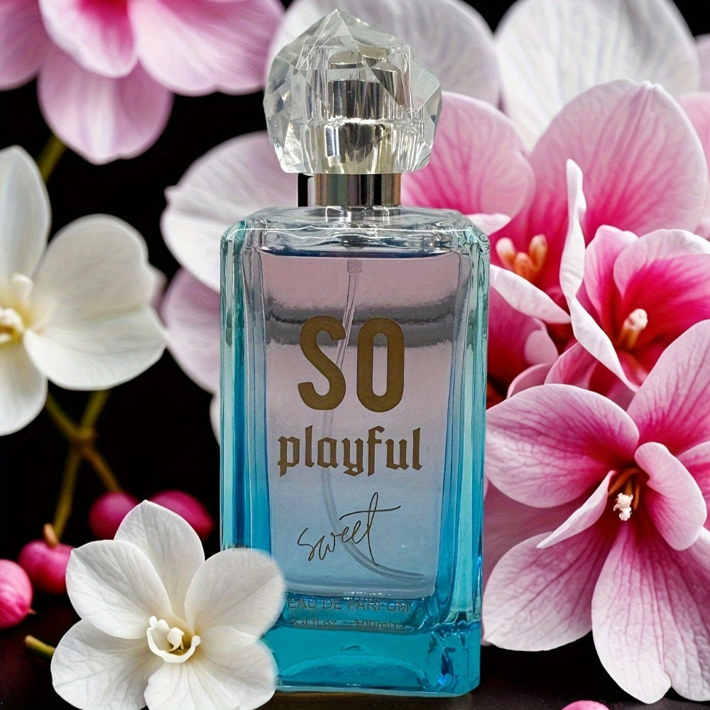 SO Playful Eau de Parfum Spray, 100 ml Bottle with White Cyclamen, Pepper and Cherry Label Notes — image 5
