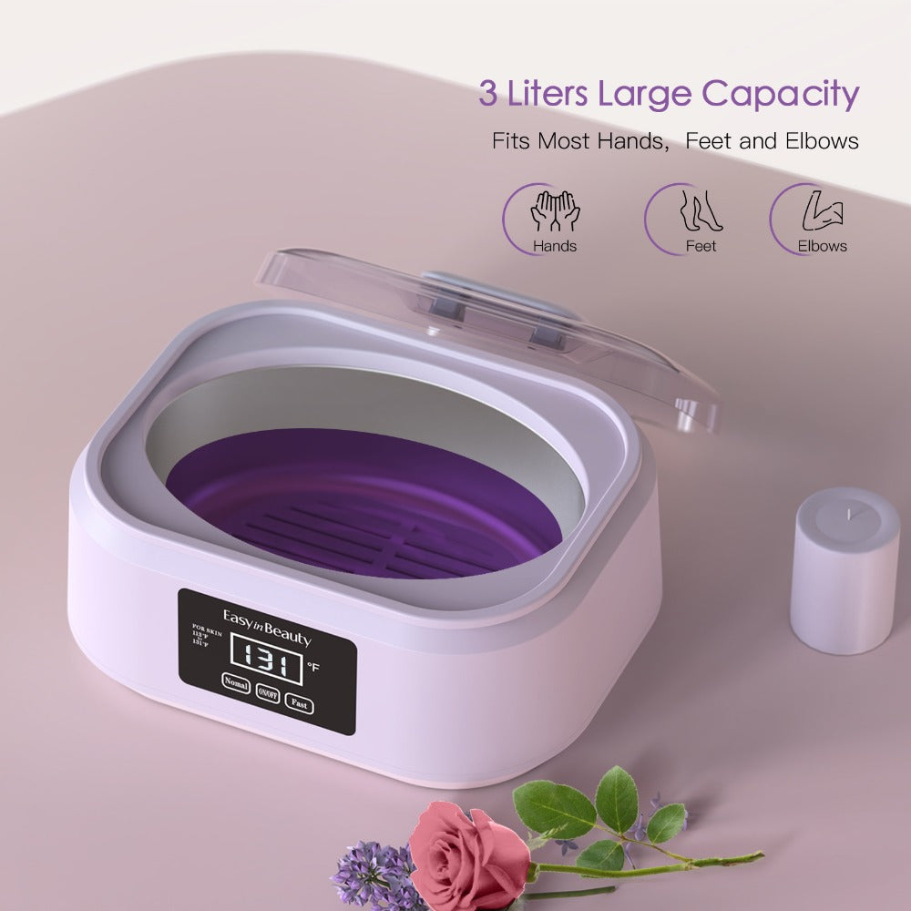 Paraffin Wax Warmer Kit 3000ml Touchscreen for Hands & Feet – Includes 6 Packs Refill Wax, Hot Wax Spa Bath for Arthritis Pai