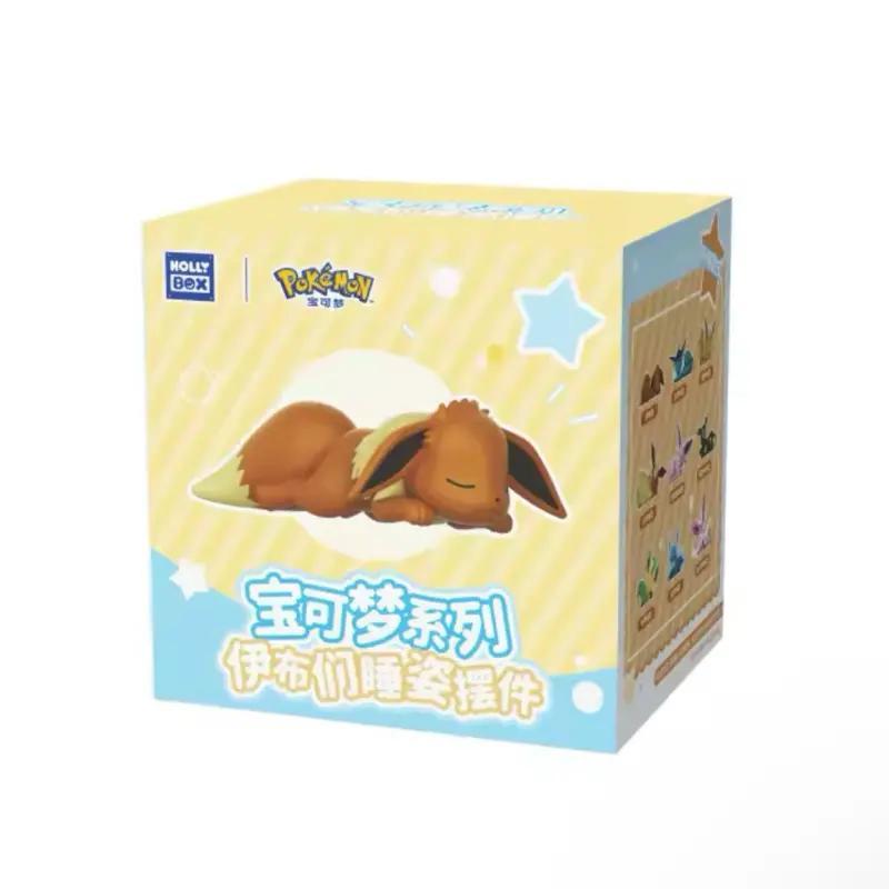 Eevee Eeveelutions Sleeping Pose Blind Box PVC Figure – All 9 Characters Vaporeon Jolteon Flareon Espeon Umbreon Leafeon Glac