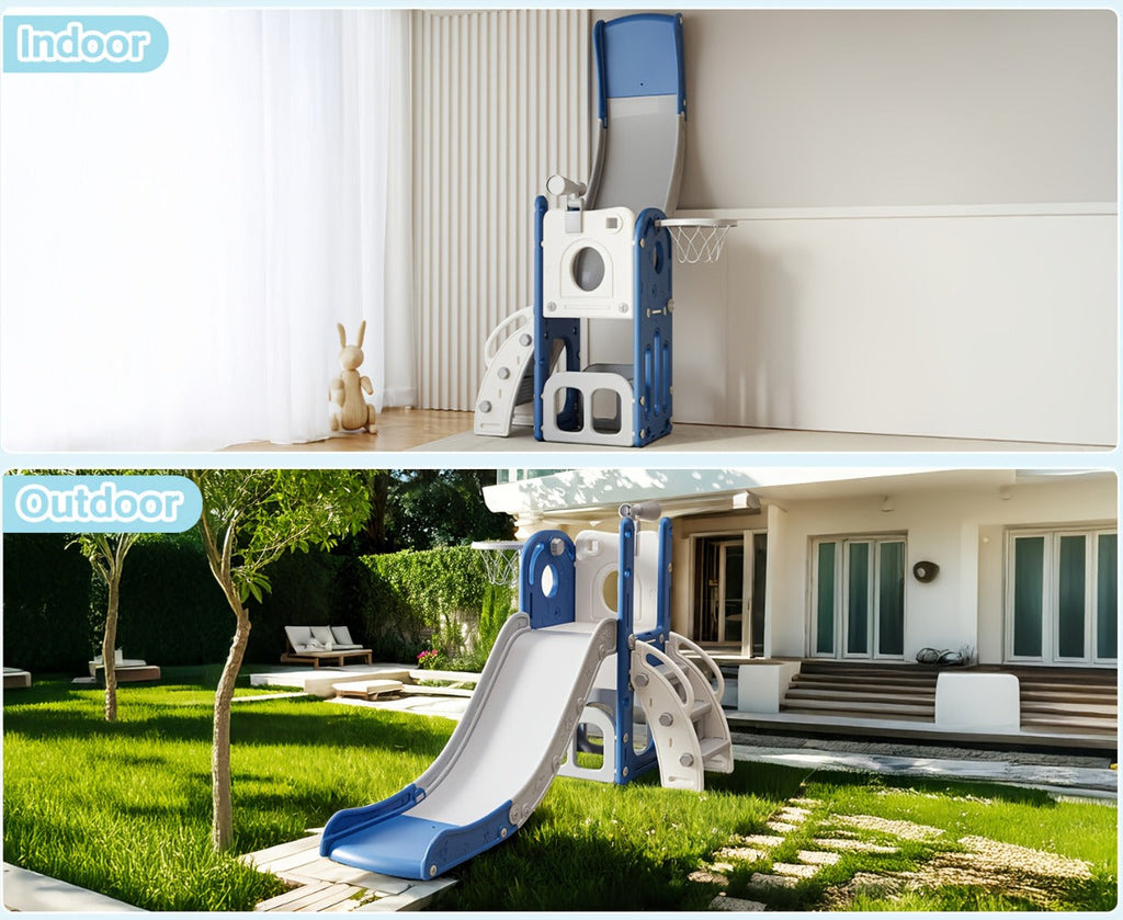 Toddler Slide & Climber Playset L-Shaped Indoor Outdoor Playground with the Listed Color, Size or Set Options for Everyday Us
