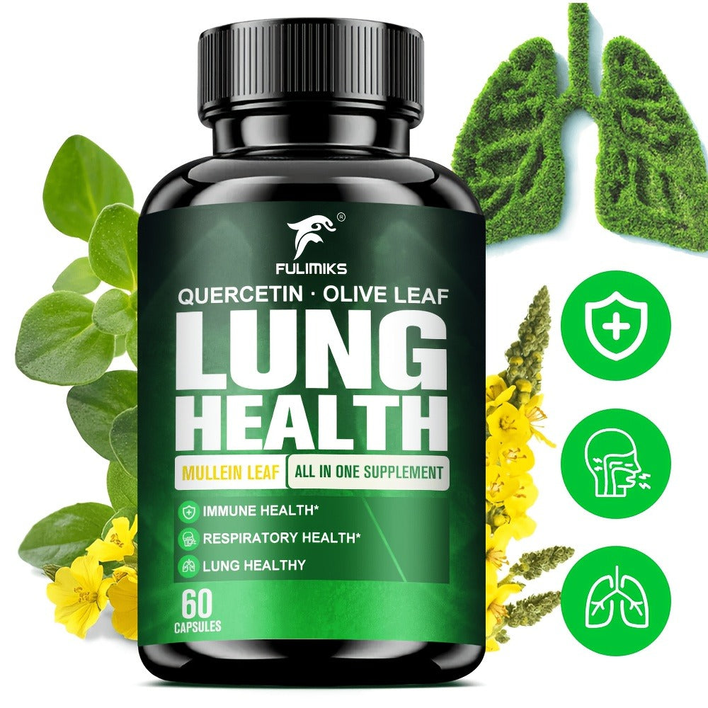 Herbal Supplement with FULIMIKS Label, Mullein Leaf Quercetin and Olive Leaf Capsules, 60 Count — image 12