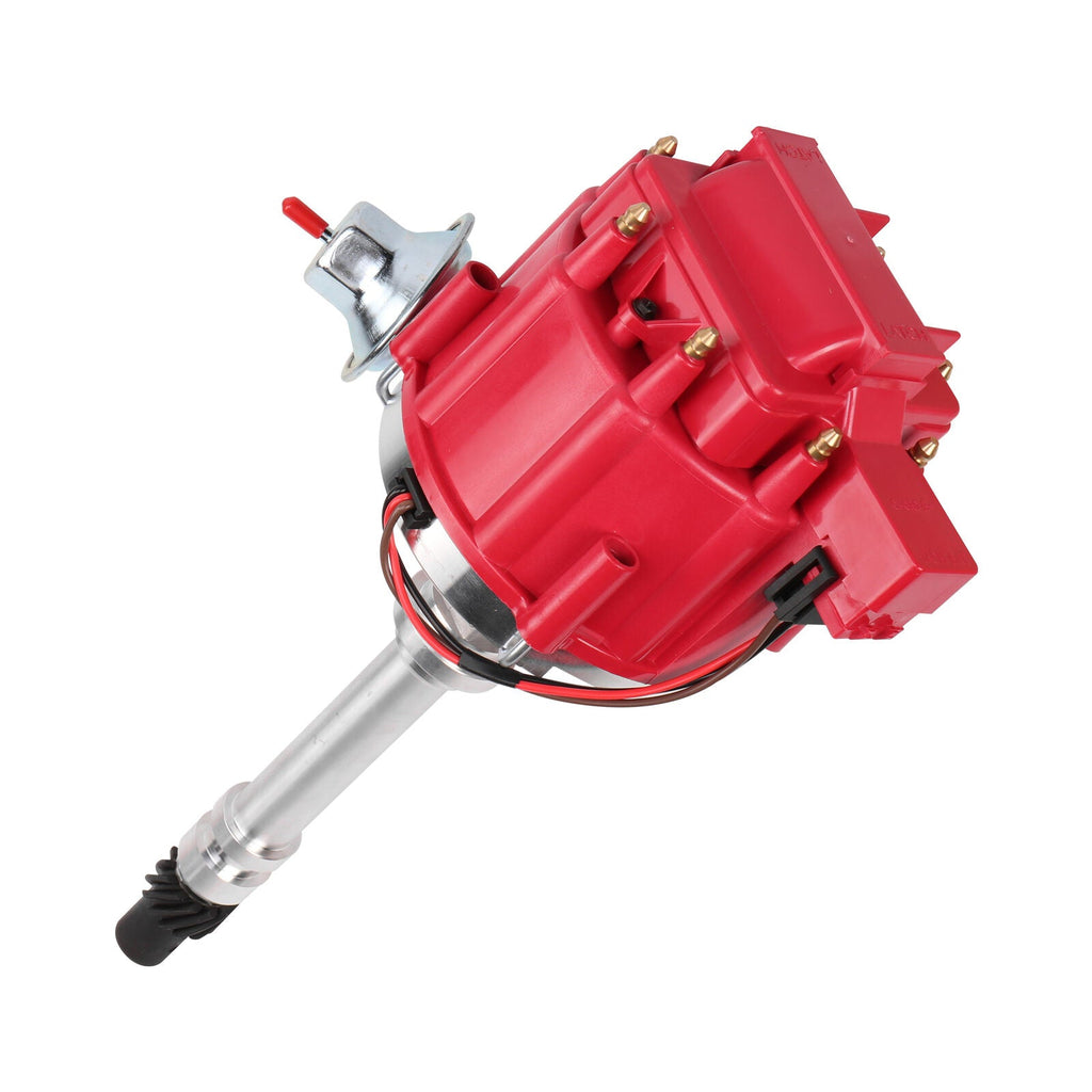 Chevy V8 HEI Distributor & 65K Coil 7500 RPM for 350 454 SBC BBC Racing Performance Ignition Upgrade for Chevrolet El Camino 