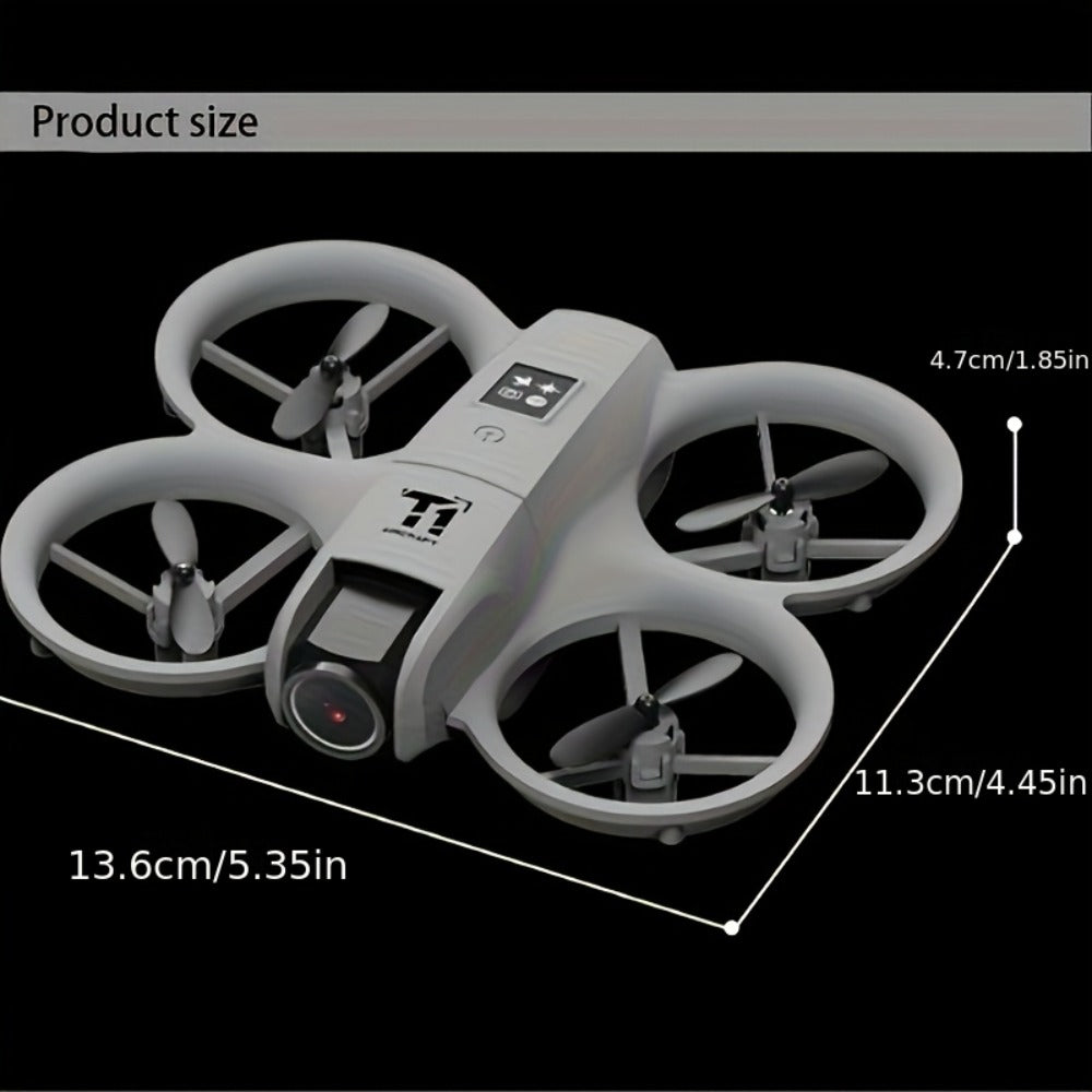 Mini 4K FPV Drone 180° Rotating Dual Camera Optical Flow Positioning Dual Batteries 360° Flip One-Key Takeoff Anti-Shake — im